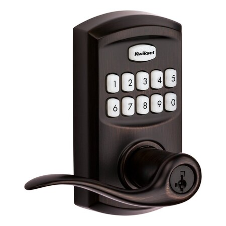 Kwikset ELE TUCH PD ENTRY LVR VB 99170-002